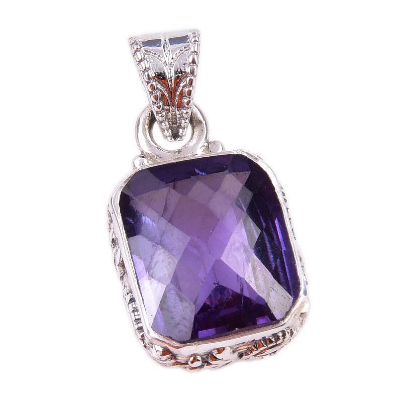Натуральный александрит, драгоценный камень, стерлинговое серебро 925 пробы, подарочная подвеска, 1,25 дюйма, s6L36
