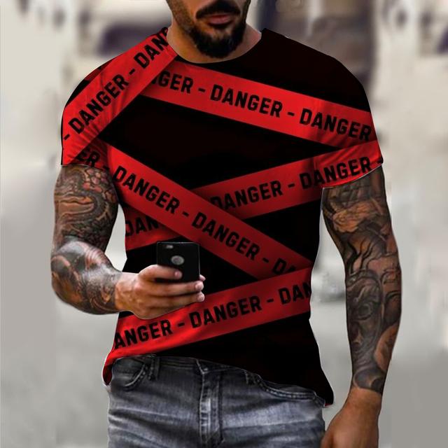 Полосатая футболка для мужчин, одежда большого размера, мужские футболки с рисунком, летние повседневные топы с 3D принтом и короткими рукавами, модные топы