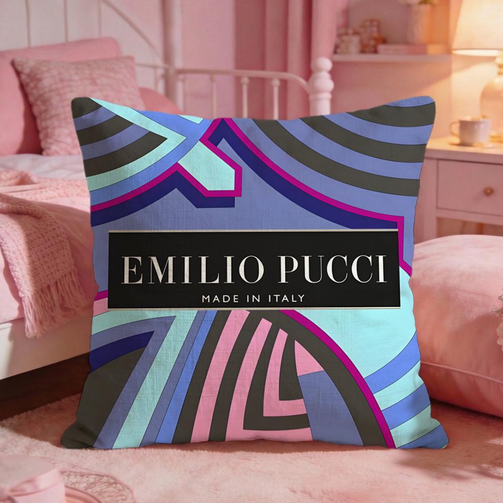EEMILIO PPUCCIs Brand Cushion Cover Premium Comfort Reversible Pillow Cove Two In One Design For Any Room Car Interior