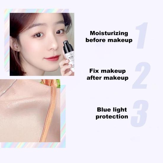 30 мл спрей для макияжа, увлажняющий блеск, безвредный, здоровый, длительный, фиксирующий, увлажняющий, контроль жирности для женщин