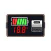 USB/Type C Port Battery Charge Indicator Meter For Leads Acid Lithiums Batteries Real Time Voltages Monitoring Devices