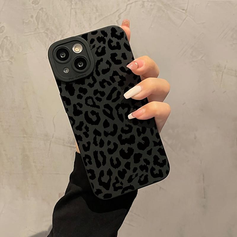 Графический чехол для телефона с леопардовым принтом для iPhone 15 14 13 12 11 x XR Xs SE2 SE 8 7 plus pro Max mini силиконовая задняя крышка