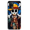 Coque Pour Téléphone - MANIACASE - Oppo A94 - Silicone TPU - Motif One Piece Luffy - Noir