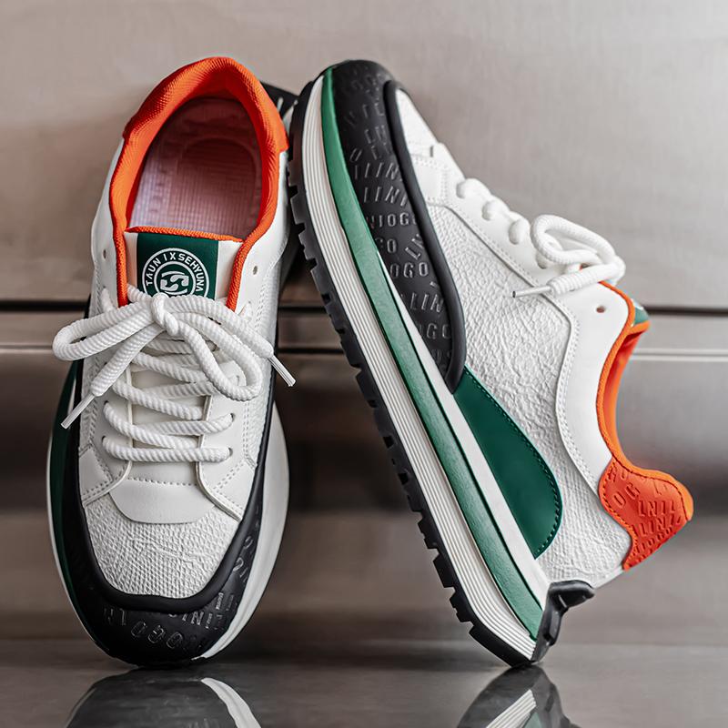 Новая мода мужская обувь Four Seasons удобная обувь для студентов и мальчиков трендовые мягкие подошвы дышащие повседневные кроссовки для бега