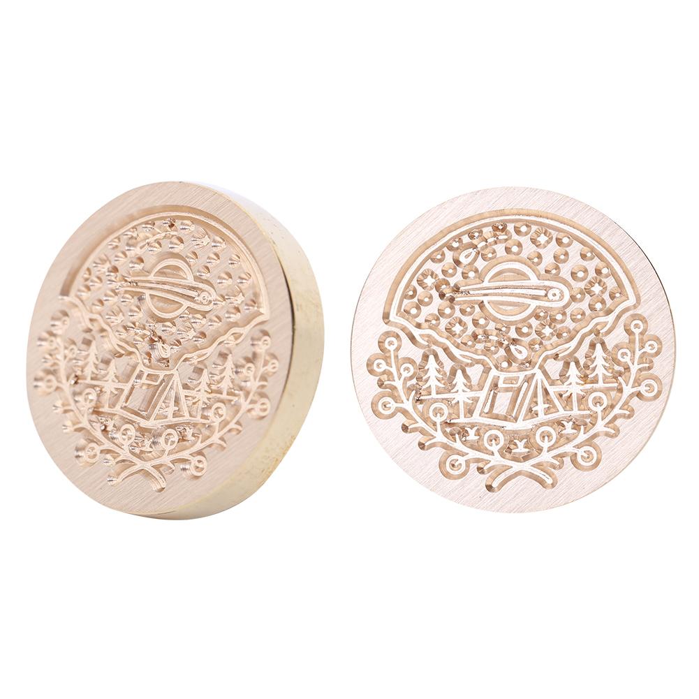 Космос Луна Звезда сургучная печать штамп DIY сургуч головка для скрапбукинга свадебные приглашения фотоальбом специальный штамп печать