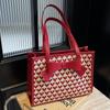 Любовь Красная Сумка Женская Новая Портативная Сумка-тоут большой вместимости