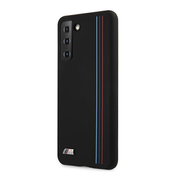 Etui do Samsung Galaxy S21 Plus BMW Silicone Stripes Czarne