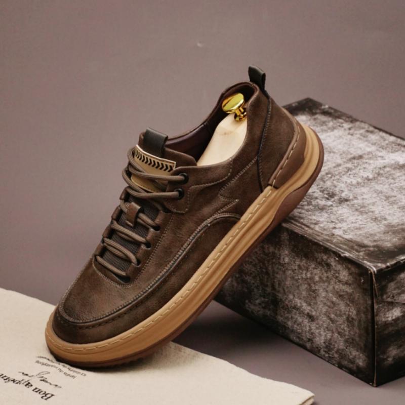 Fashion High Quality Oxford Shoes Wear-resistant Soles for Outdoor Hiking Leisure for Men's Versatile Men's Leather Business Shoes