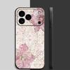 Розовый Цветочный Дизайн Чехол Для Телефона Для IPhone 17 Чехол IPhone 16 Pro Max 11 15 14 12 Pro Max 7 8 Plus XR SE Air Силиконовый Чехол