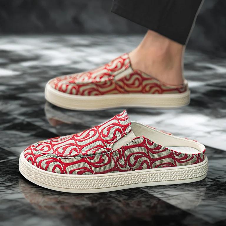 Male Slipper Outdoor Mules Pvc Slides Half Men's Shoe Designer Luxury High Quality Fashion Original Summer Sale Trend 2024 Adult