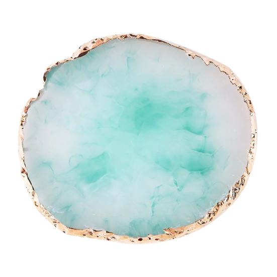 Puntos Nail Art Resin Makeup Mixer Plate Polish Mixing Palette Foundation Coloring Palette