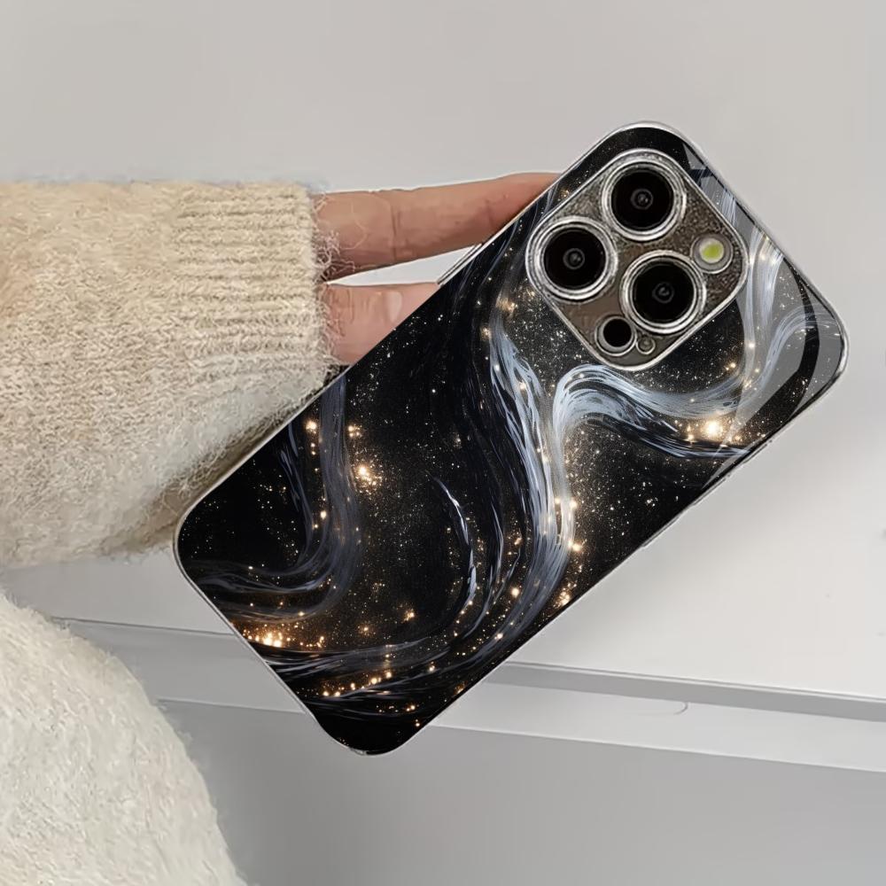 Путешествуя по галактике модные чехлы для телефона carcasa Smartphone Чехол для телефона из стекла для iPhone 17 16 15 14 13 12 pm Pro Plus fundas