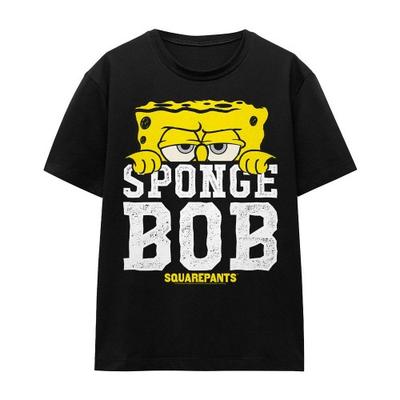 Футболка унисекс для взрослых с большим значком SpongeBob SquarePants