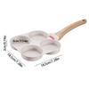Non-stick Four-hole Frying Pan Rapid Heating Fried Egg Pan Egg Pancake Pan  Breakfast