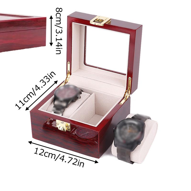 1 шт. витрина для часов винтажные визуальные часы ювелирные изделия дисплей деревянная коробка для часов роскошь 2/3/5 сетки