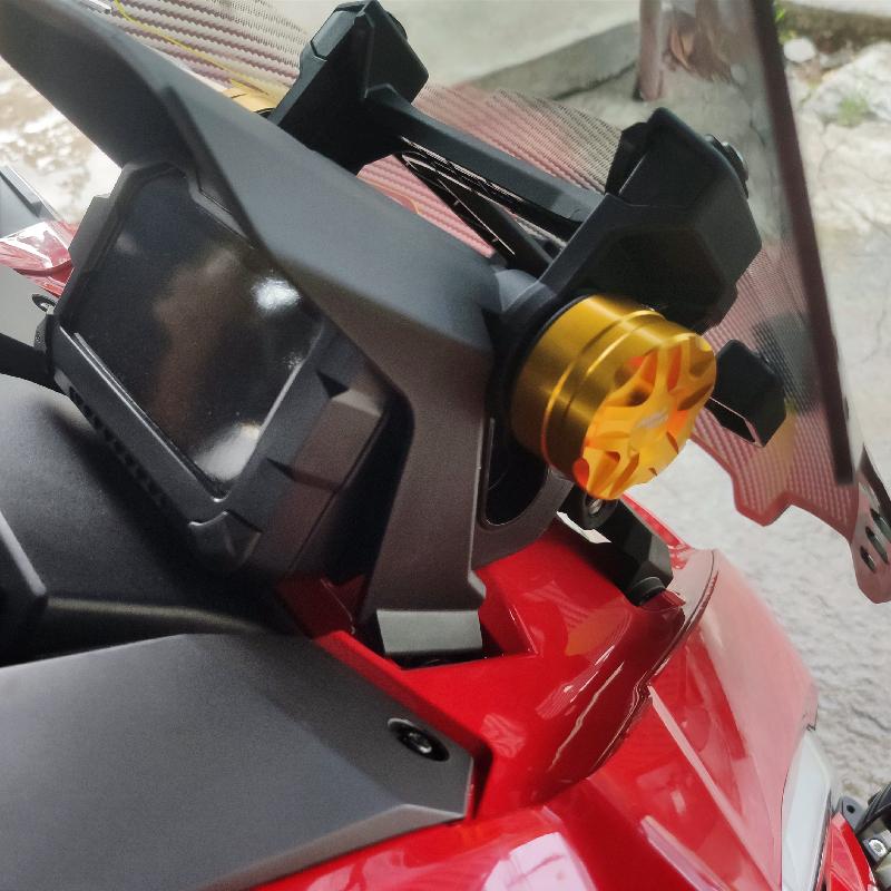 Motorcycle Windshield Lift Switch Cover For Honda ADV150 ADV160 ADV350 Aluminum Windscreen Adjustment Modification Accessories