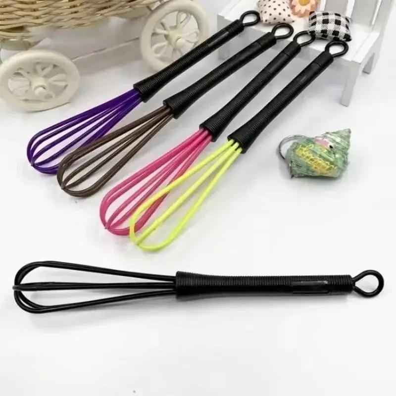 1 Pcs Portable Manual Eggs Beater Kitchen Baking Plastic Mixing Cream Frothing Tool Hair Salon Hair Dye Mixing Product