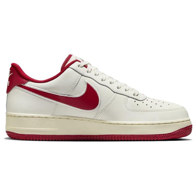 Nike Air Force 1 Low '07 Sail Gym Red Sneakers FV0392-101