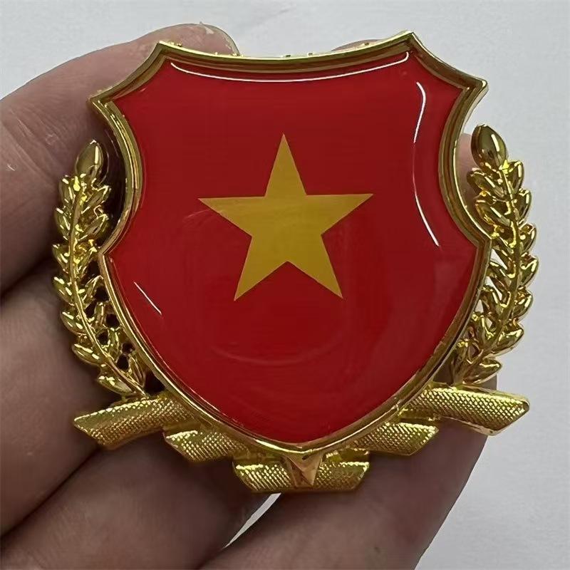 Металлическая наклейка на автомобиль с национальным флагом Китай США Германия Франция Великобритания Италия Япония Вьетнам Южная Корея Боковая эмблема Наклейка
