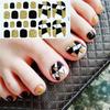 Heart Moon Smile Waterproof Toe Nail Sticker Full Cover Decal Adhesive Wrap