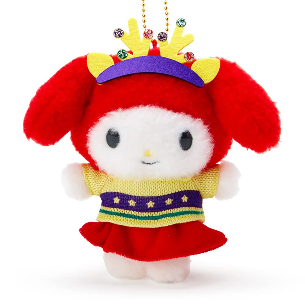Sanrio My Melody Mascot Holder, Christmas Sweater Design Series, Character, 12.7 x 7 x 14.5 cm, 710890