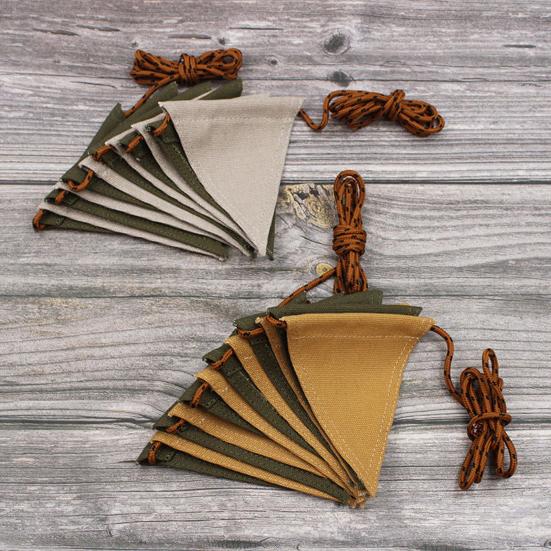 1 комплект гирлянды для кемпинга, простая установка, флажки с регулируемым расстоянием, баннер