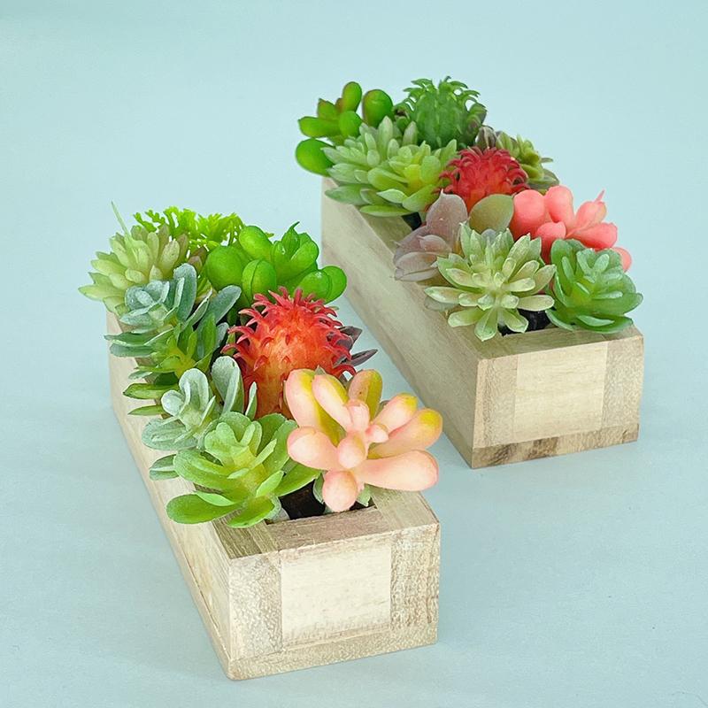 Имитация суккулентного кактуса, аксессуары для кукольного домика, миниатюрные украшения, реквизит для мини-растений в горшках