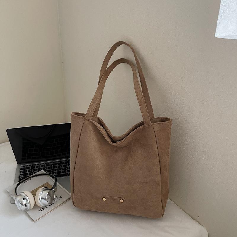 Вместительная сумка-ведро модный тренд повседневная текстурная сумка через плечо осень новая персонализированная женская сумка-тоут