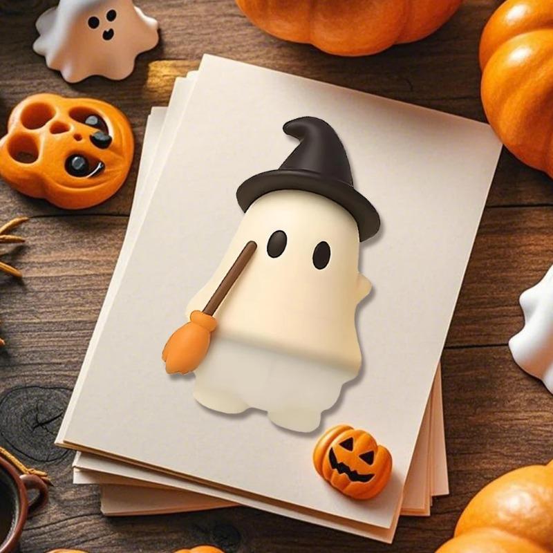 Ghostees Mystery Phone Buddy Halloween Ghost Phone Accessories Stick-on Cute Car Decor Rearview Mirror Dashboard Decorations