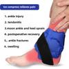 Ankle Brace Ice Pack Wrap For Injuires Hot Cold Therapy Reusable Gel Cold Pack Ankle Support For Pain Relief Sprains