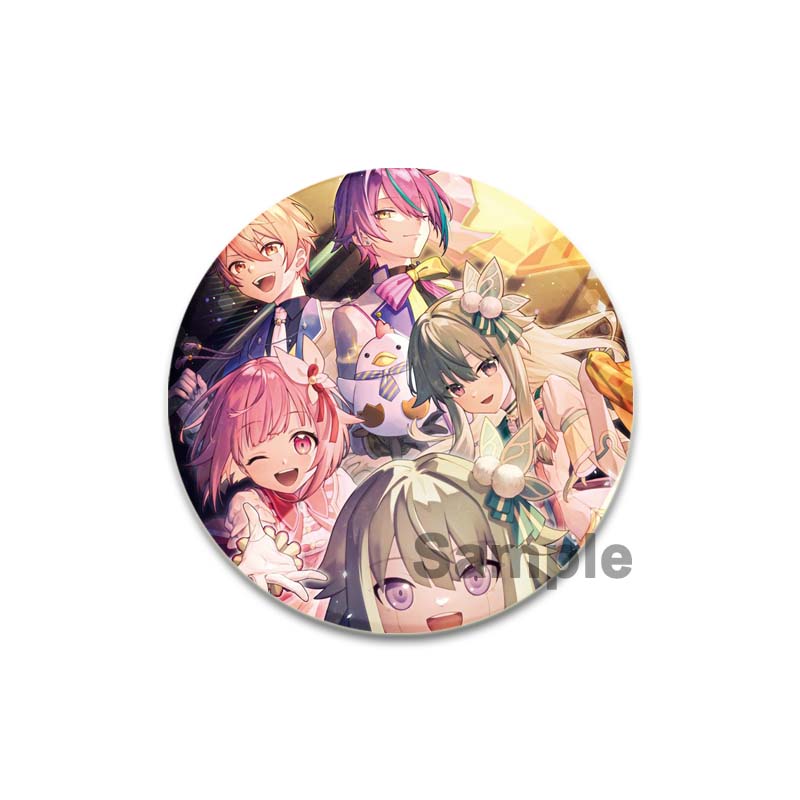 32/44/58 мм Project Sekai Wonderlands X Showtime Pin ручная работа брошь для одежды мультяшный косплей значок украшение на рюкзак ювелирные изделия подарок