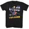 BlazBlue Arc System Видеоигра Jin Kisaragi Cross Tag Battle Мужская футболка для геймера