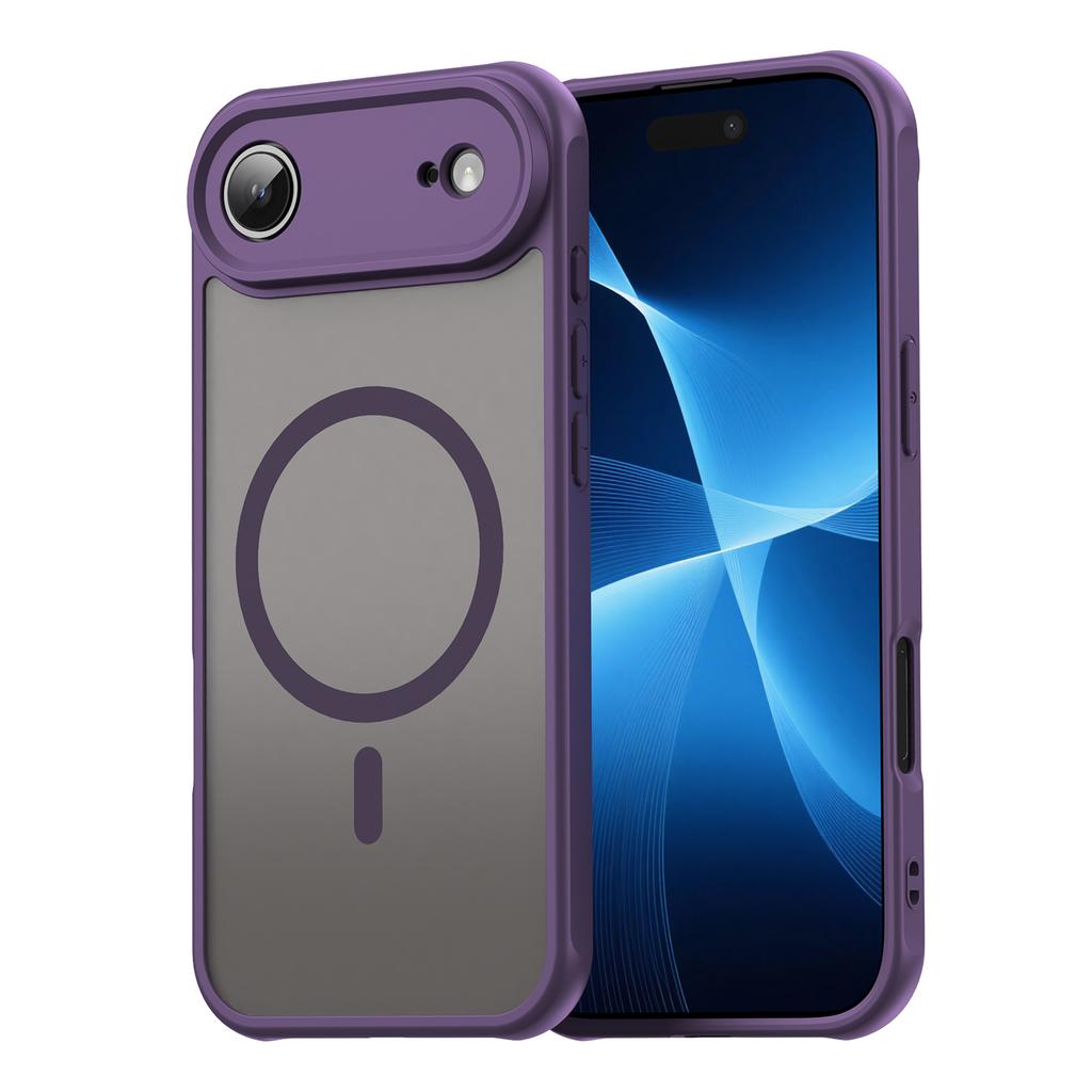 For iPhone 17 Air Matte Case,Compatible with MagSafe Shockproof Protection Translucent Cover For iPhone 17