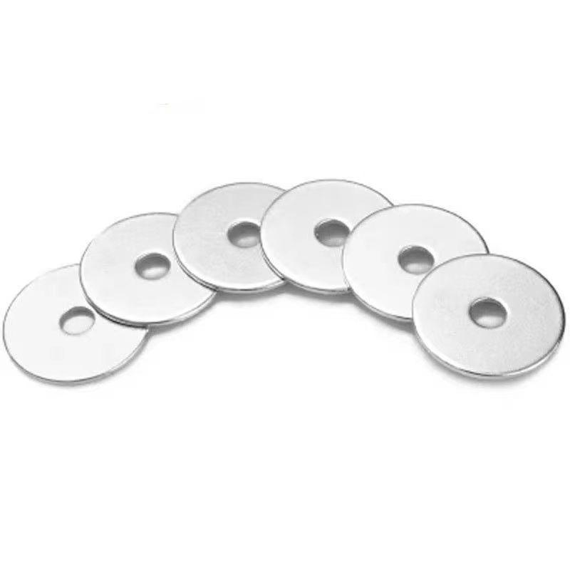 GB96 Zinc-Plated Iron Flat Washer 4.8 Grade, Oversized and Thickened with Hole