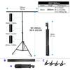 Фон Т-образная стойка Регулируемая телескопическая стойка для фона Студийное видео Прямой эфир