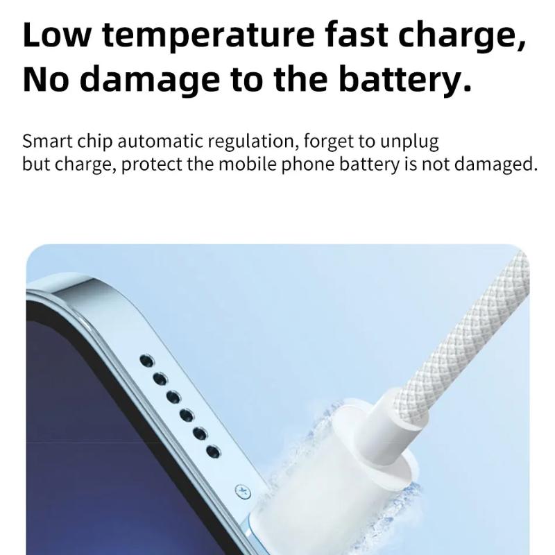 60W 6A USB Type C To Type C Cable Data Line For Iphone 15 Xiaomi Poco Fast Charging USB C Cable Type C Data Charge Cord Wire 20V