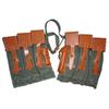 German WWII MP4 Magazine Web and Leather Pouch Set - Reproduction JP-XAX4-GD4J