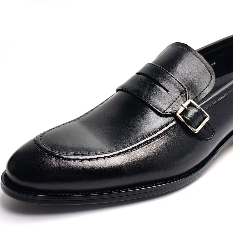 Мода Новая Офисная Мужская Повседневная Обувь Коровья Кожа Высокое Качество Туфли Элегантная Повседневная Уличная Носка Модные Изысканные Туфли Мужские