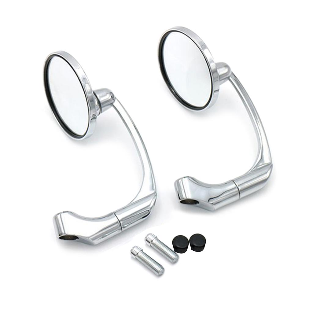 Регулируемый конец мотоцикла заднего вида, боковые детали для модификации мотоцикла, подходит для руля 10 мм