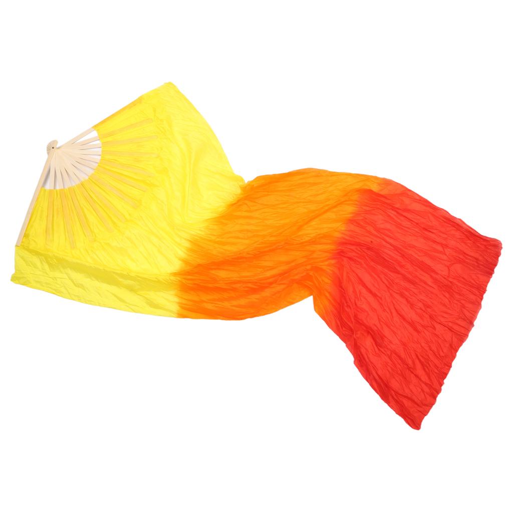 Профессиональный искусственный шелк веер для танца живота элегантный длинный веер для любителей танцев учителей студентов 150 см