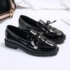 2025Women Shoes Bowknot Decoration Casual Shoes Lightweight PU Leather Shoes for Women New Comfort Flats Slip On Loafers