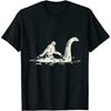 Bigfoot Sasquatch Riding The Loch Ness Funny T-Shirt