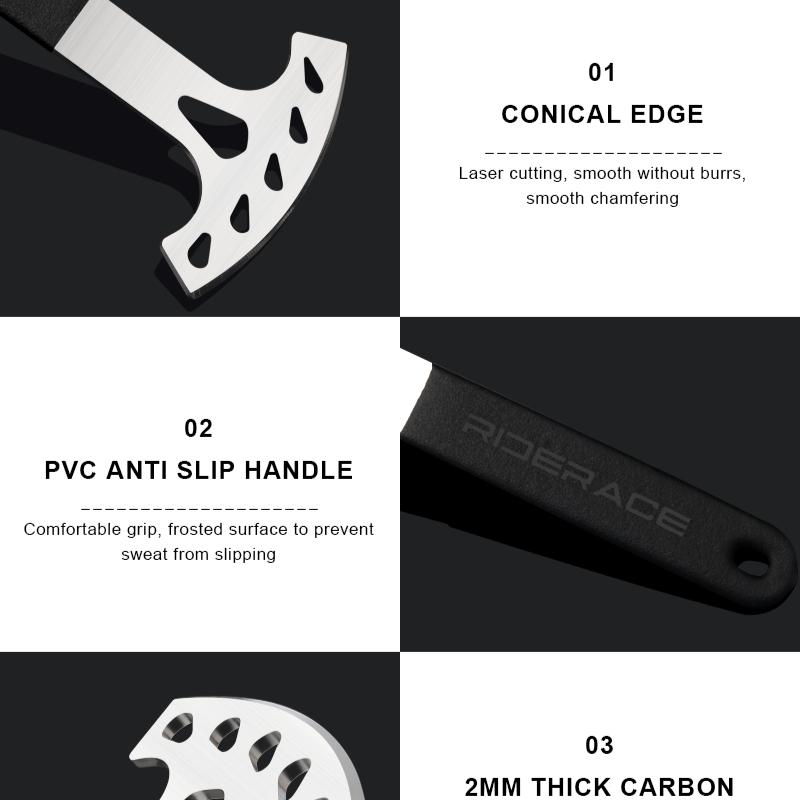 Ключ для распорки тормозных колодок велосипедного дискового тормоза, ключ для коррекции тормозного диска велосипеда из нержавеющей стали, инструмент для ремонта суппорта ротора велосипедного тормоза