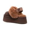 (WMNS) UGG Funkette Slipper 'Brown' Women's 1113474-BCDR