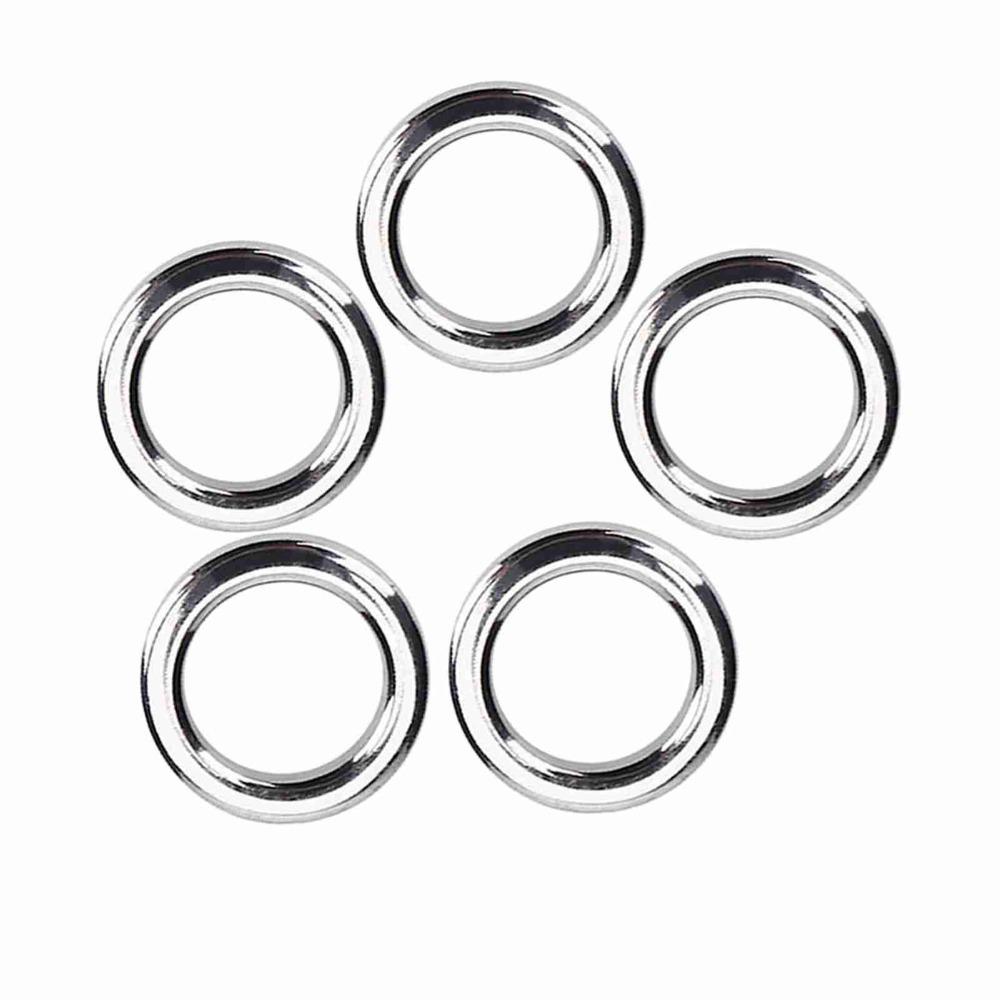 Stainless Steel Fishing Split Rings High Strength Fishing Rings Fishing Solid Rings  Sea Fishing