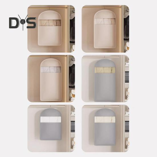 1/3 шт. Подвесные сумки для одежды с самокомпрессионной молнией большой емкости, пылезащитные, экономящие место сумки для одежды