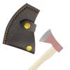 Hatchet Cover PU Leather Axe Sheath Waist Mounted Axe Head Cover with Button Clip Hatchet Sleeve Leather Axe Head Cover