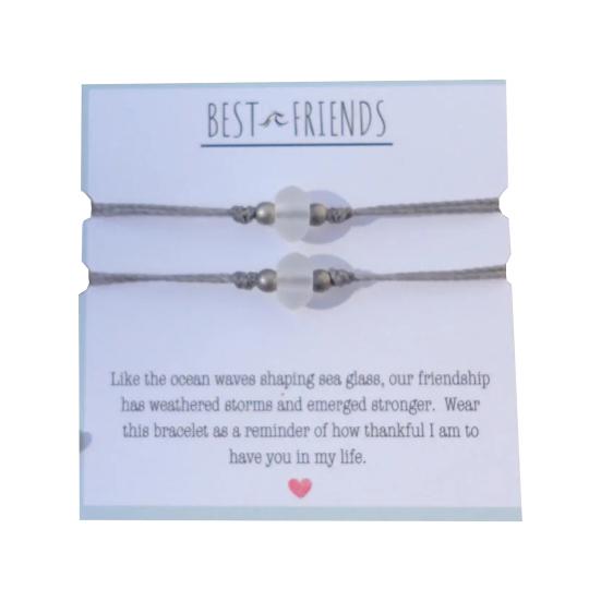 Кристальный плетеный браслет ручной работы, регулируемый браслет из шнура, бохо, лето