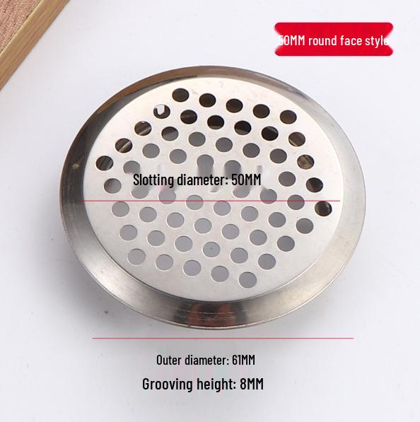 Сетка вентиляционная из нержавеющей стали для шкафов и гардеробов