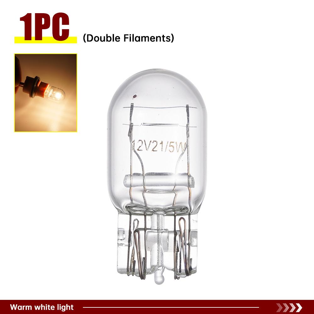 1 шт. T20 7440/7443 Сигнальная лампа 12V21W Прозрачное стекло ДХО Дневные ходовые огни Указатель поворота Стоп-сигнал Лампы стоп-сигнала заднего фонаря